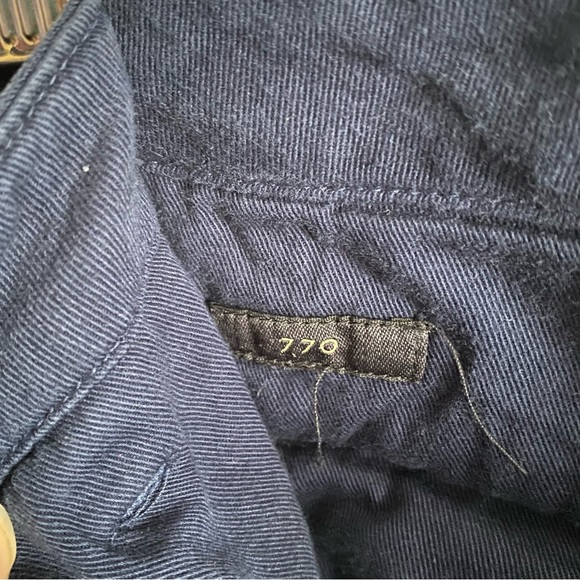 J.CREW Cargo Pants Men's Navy Blue Work Utility Tapered Leg Trousers Sz 32 / 34 - Picture 4 of 12